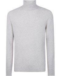 Nuur - High-Neck Long-Sleeved Sweater - Lyst