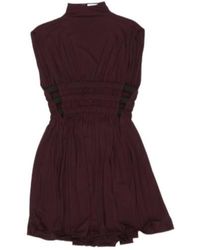 Alaïa - Alaïa Mini Deesse Dress - Lyst