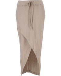 Thom Krom - Front Crossed Maxi Skirt - Lyst