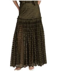 Ulla Johnson - Hollow-Out Skirt - Lyst