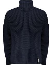Herno - Dark Sweater With A High Collar - Lyst