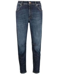 Brunello Cucinelli - Logo Patch Straight-Leg Jeans - Lyst