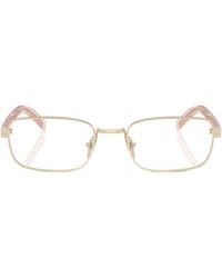 Prada - Eyewear Rectangular Frame Glasses - Lyst