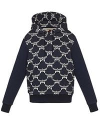 MCM - Lauretos Monogram Hoodie In Organic Cotton - Lyst