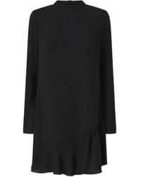 Pinko - Arancino Ruffled Crewneck Mini Dress - Lyst