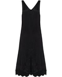 Officine Generale - Liara V-Neck Lace Dress - Lyst