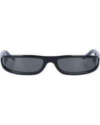 Rick Owens - Rectangular Frame Sunglasses - Lyst