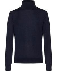 ZEGNA - High-Neck Long-Sleeved Sweater - Lyst