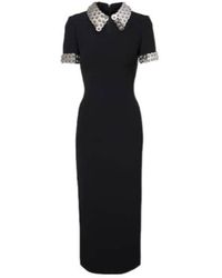 David Koma - Embellished Cady Midi Dress - Lyst