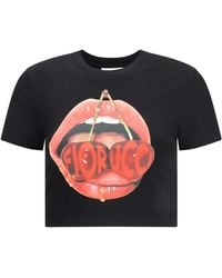 Fiorucci - Graphic Print Top - Lyst