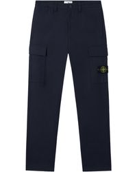 Stone Island - Loose Fit Cargo Trousers - Lyst