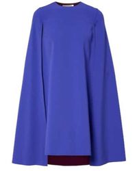 ROKSANDA - Twiggy Caped Crêpe Cocktail Dress - Lyst