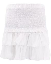 Isabel Marant - Naomi Ruffle-Hem Miniskirt - Lyst
