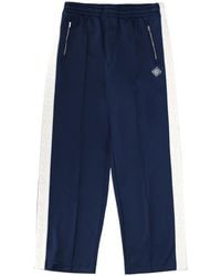 CASABLANCA - Wide Leg Track Trousers - Lyst