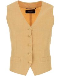 Weekend by Maxmara - Pace Buttoned Gilet - Lyst