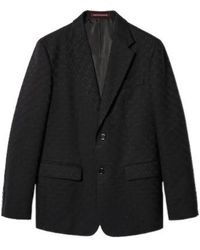 Gucci - Gg Cotton Blend Canvas Jacket, Ready-To-Wear - Lyst