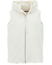 Jil Sander - Hooded Vest Down Jacket - Lyst