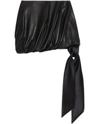 Helmut Lang - Bubble Leather Miniskirt - Lyst