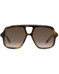 Loewe - Aviator Frame Sunglasses - Lyst