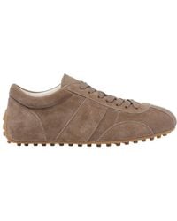 Tod's - Low Top Lace-Up Sneakers - Lyst