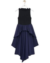 Loewe - Tiered Asymmetric Dress - Lyst