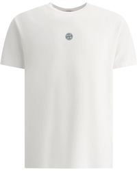 Stone Island - Logo-Print T-Shirt - Lyst