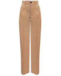 Jil Sander - High Waist Straight Leg Trousers - Lyst