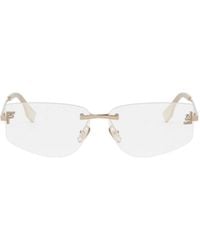 Fendi - Eyewear Cat-Eye Frame Glasses - Lyst
