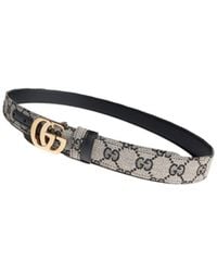 Gucci - Reversible Cut Gg Marmont Belt - Lyst
