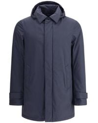 Herno - Hooded Down Jacket - Lyst