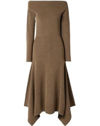Proenza Schouler - Romi Off-The-Shoulder Asymmetric Stretch-Knit Dress - Lyst