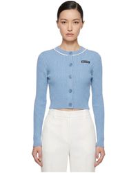 Marissa Chiara - Long-Sleeved Knitted Cardigan - Lyst