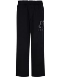 Golden Goose - Wide Jogging Pant Logo Print - Lyst