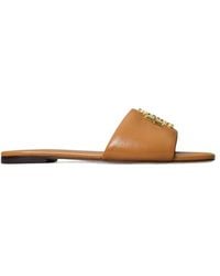 Tory Burch - Square Toed Slippers - Lyst