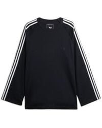 Y-3 - Three-Stripe Long-Sleeve T-Shirt - Lyst