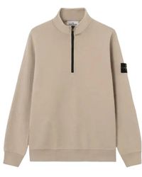 Stone Island - Compass Cotton Sweatshirt - Lyst