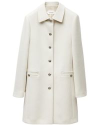 Versace - Single-Breasted Long Coat - Lyst