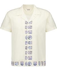 Bode - Short Sleeved Ski Season Shirt - Lyst