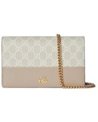 Gucci - Gg Marmont Chain Wallet - Lyst