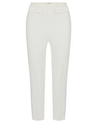 Elisabetta Franchi - Satin Trousers - Lyst