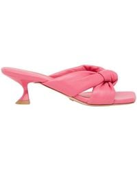 Stuart Weitzman - Square-Toe Open-Toe High-Heel Sandals - Lyst