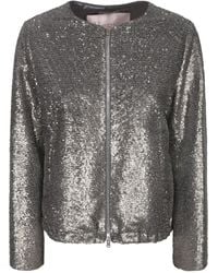 Herno - Resort Sequin-Embellished Bomber Jacket - Lyst