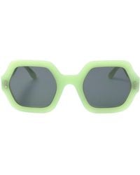Isabel Marant - Hexagonal Frame Sunglasses - Lyst