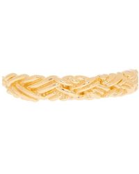 Bottega Veneta - Intreccio Thin Cuff Bracelet - Lyst