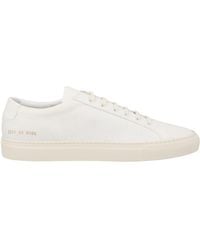 Common Projects - Achilles Nubuck Lace-Up Sneakers - Lyst
