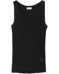 Burberry - Ribbed Tank Top - Lyst