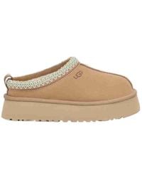 UGG - Tazz Logo Embossed Platform Slippers - Lyst