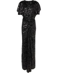 Victoria Beckham - Sequined Gathered Gown - Lyst