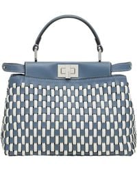 Fendi - Peekaboo Mini Tote Bag - Lyst