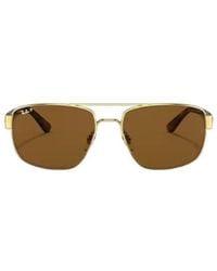 Ray-Ban - Rb3663 Rectangular Sunglasses - Lyst